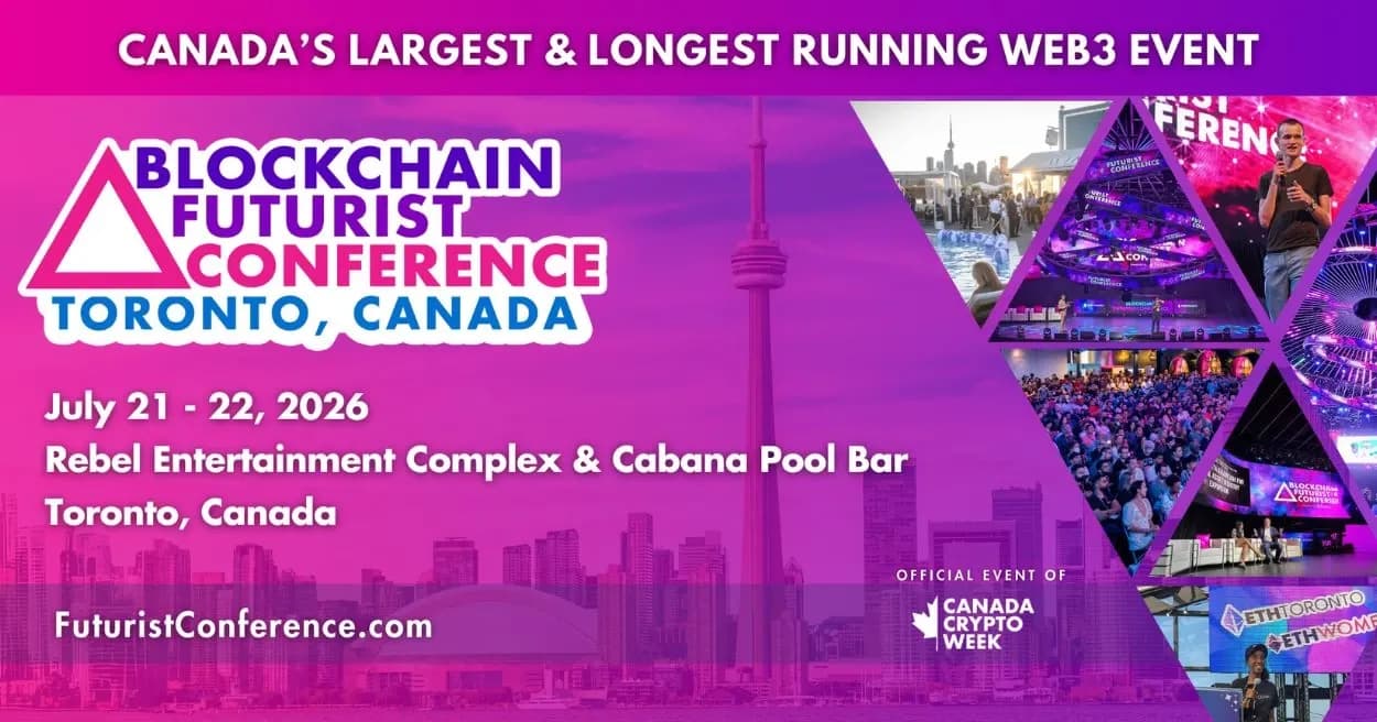 Blockchain Futurist Conference 2026 findet in Kanada statt